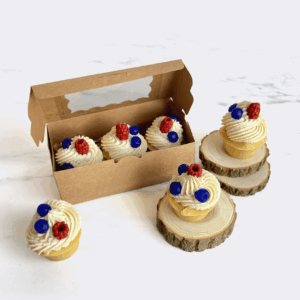 Set 3 sapunuri artizanale cupcake cu fructe