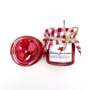 Lumanare gem de capsuni 35g